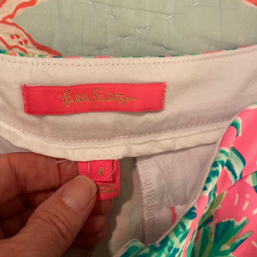 EUC Lilly Pulitzer Darci Prosecco Pink Darci Shorts - Picture 7 of 12